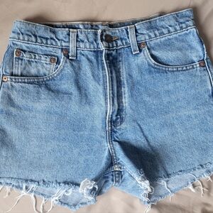 Vintage Levi's 512  Classic Blue Denim Women's Shorts